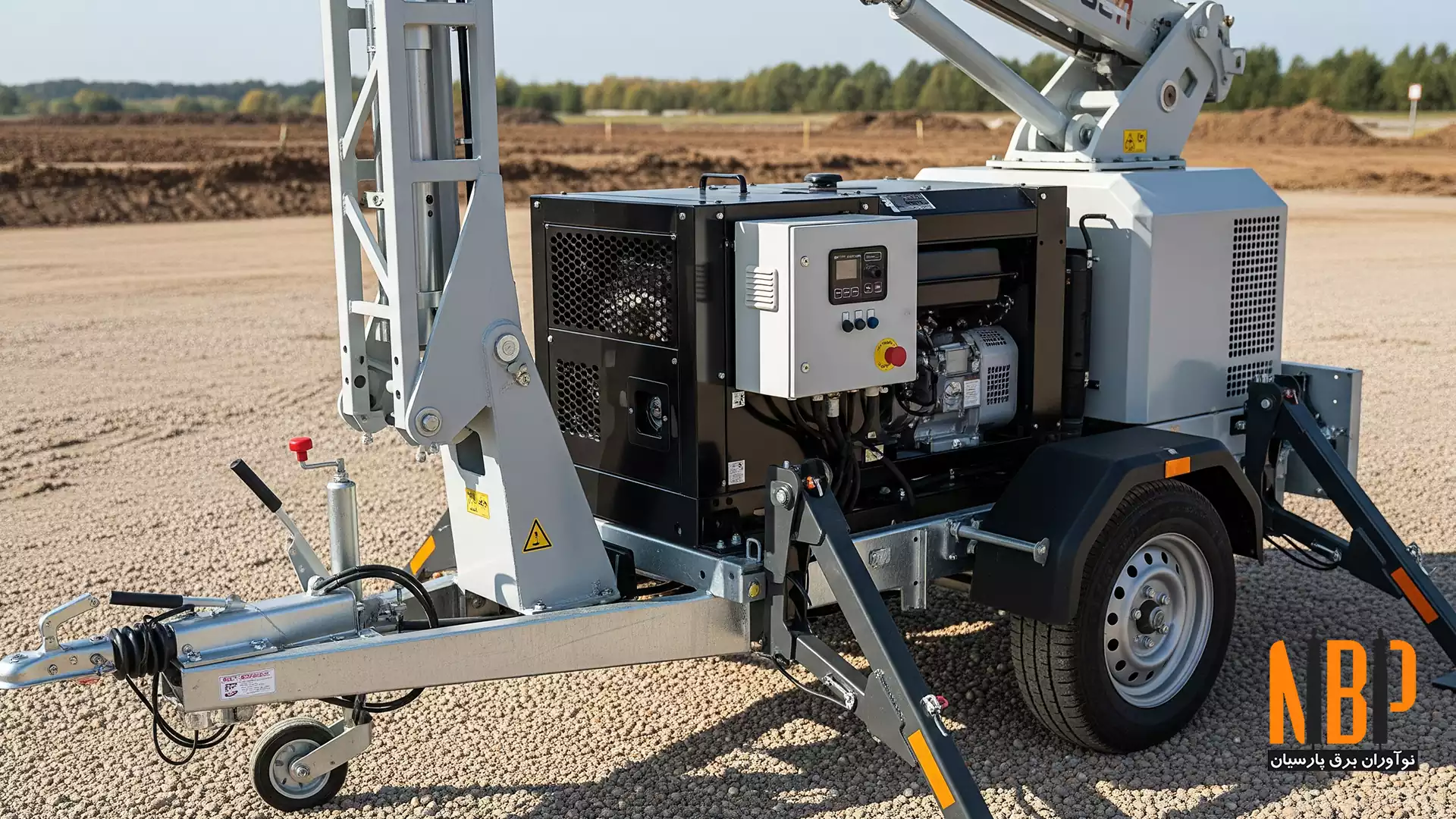 برج نوری تلسکوپی (Telescopic Lighting Tower)