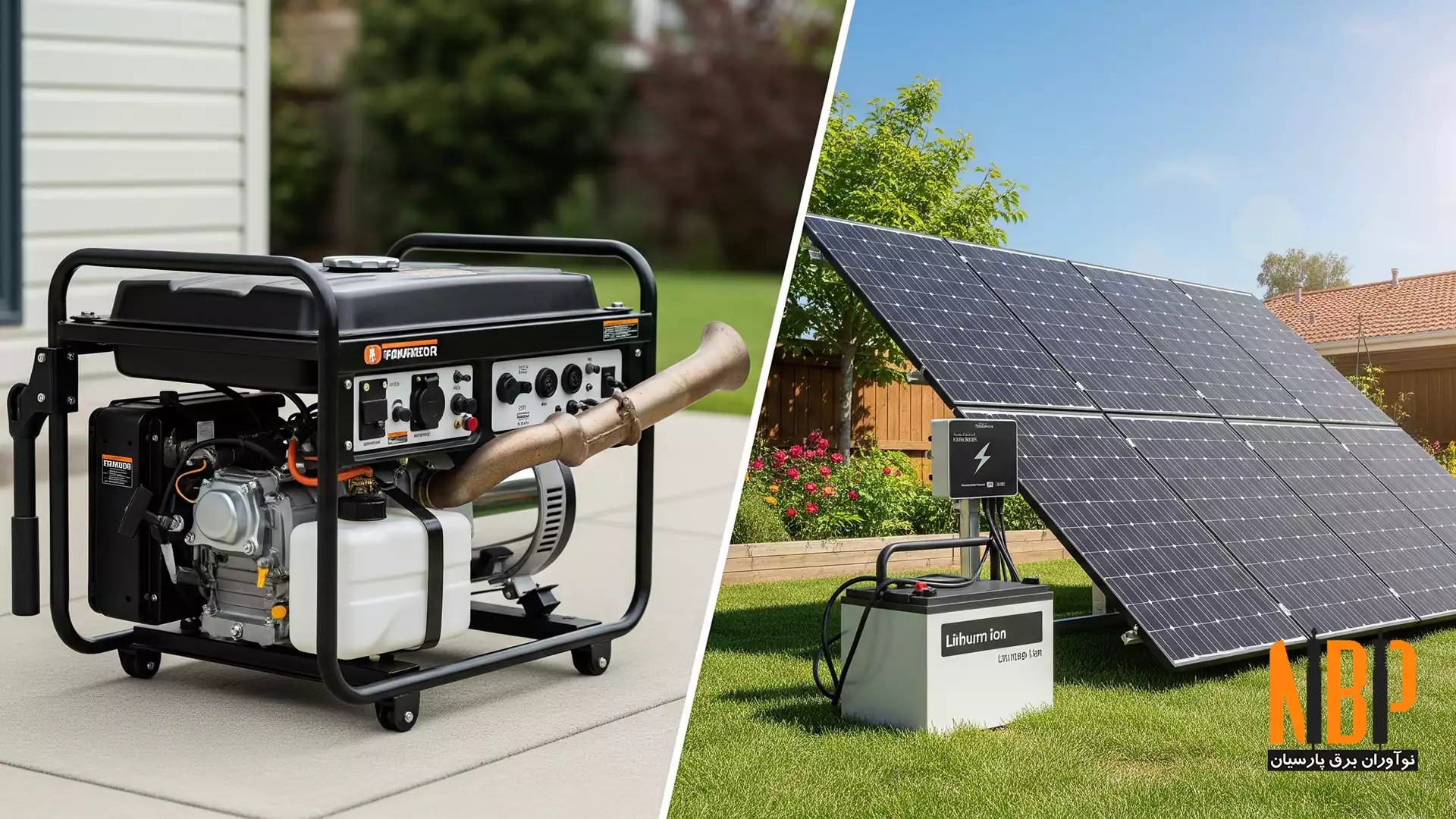 موتور برق یا پنل خورشیدی