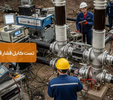 تست کابل فشار قوی پس از نصب