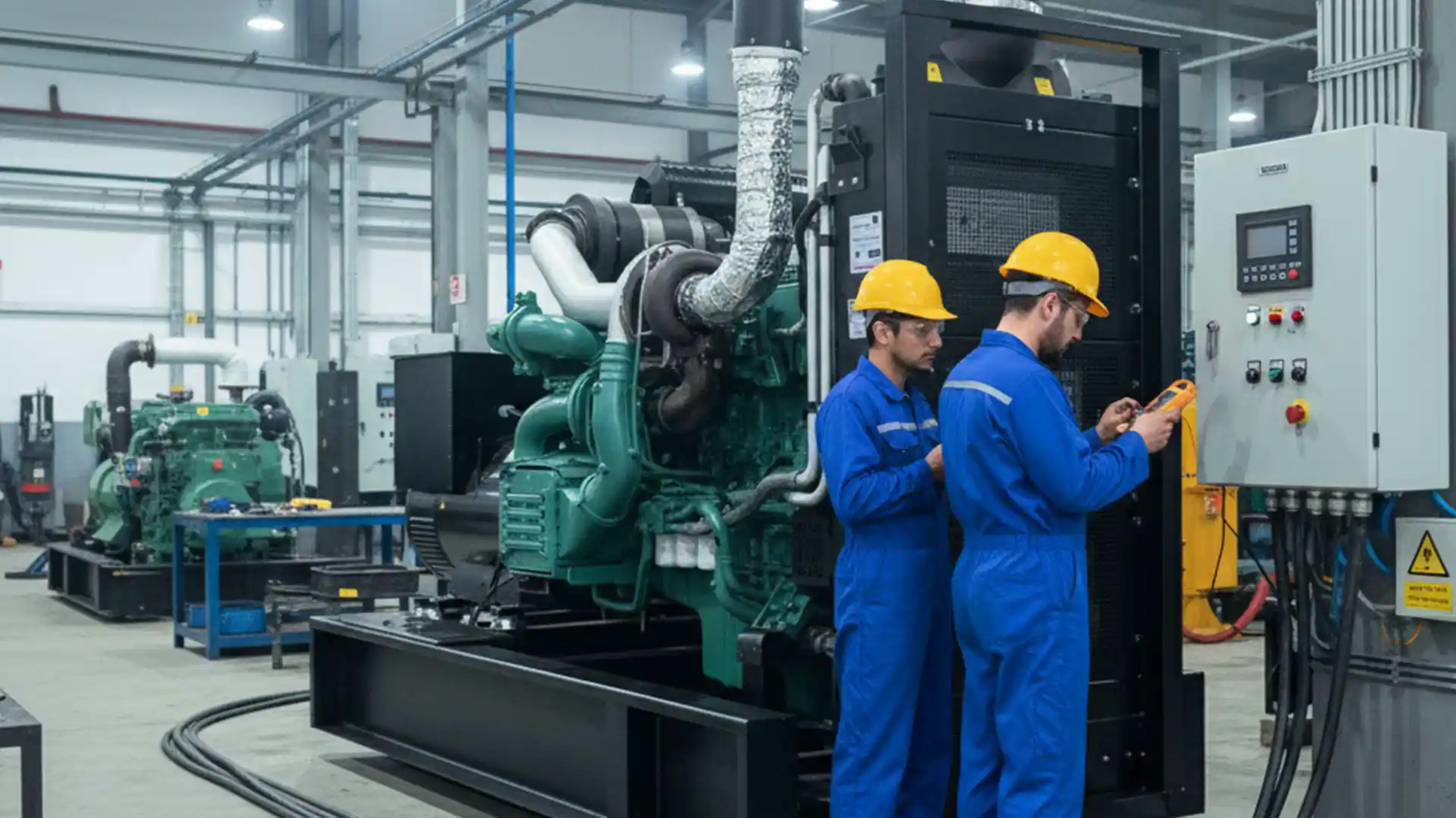 دیزل ژنراتور ولوو ۷۱۵ کاوا TAD1644GE با ژنراتور Stamford و برد DSE7320