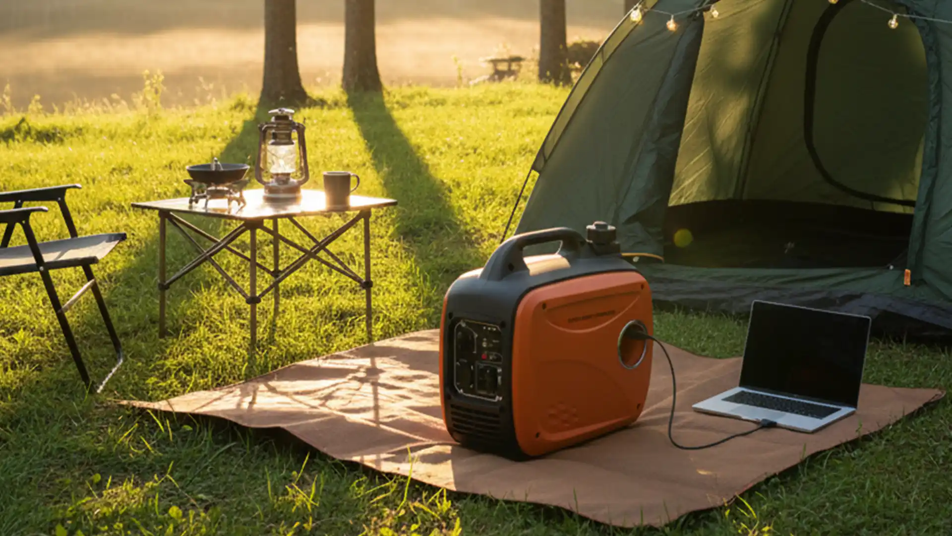 استفاده از ژنراتور اینورتر سایلنت هواسدان در فضای باز برای تامین برق پایدار