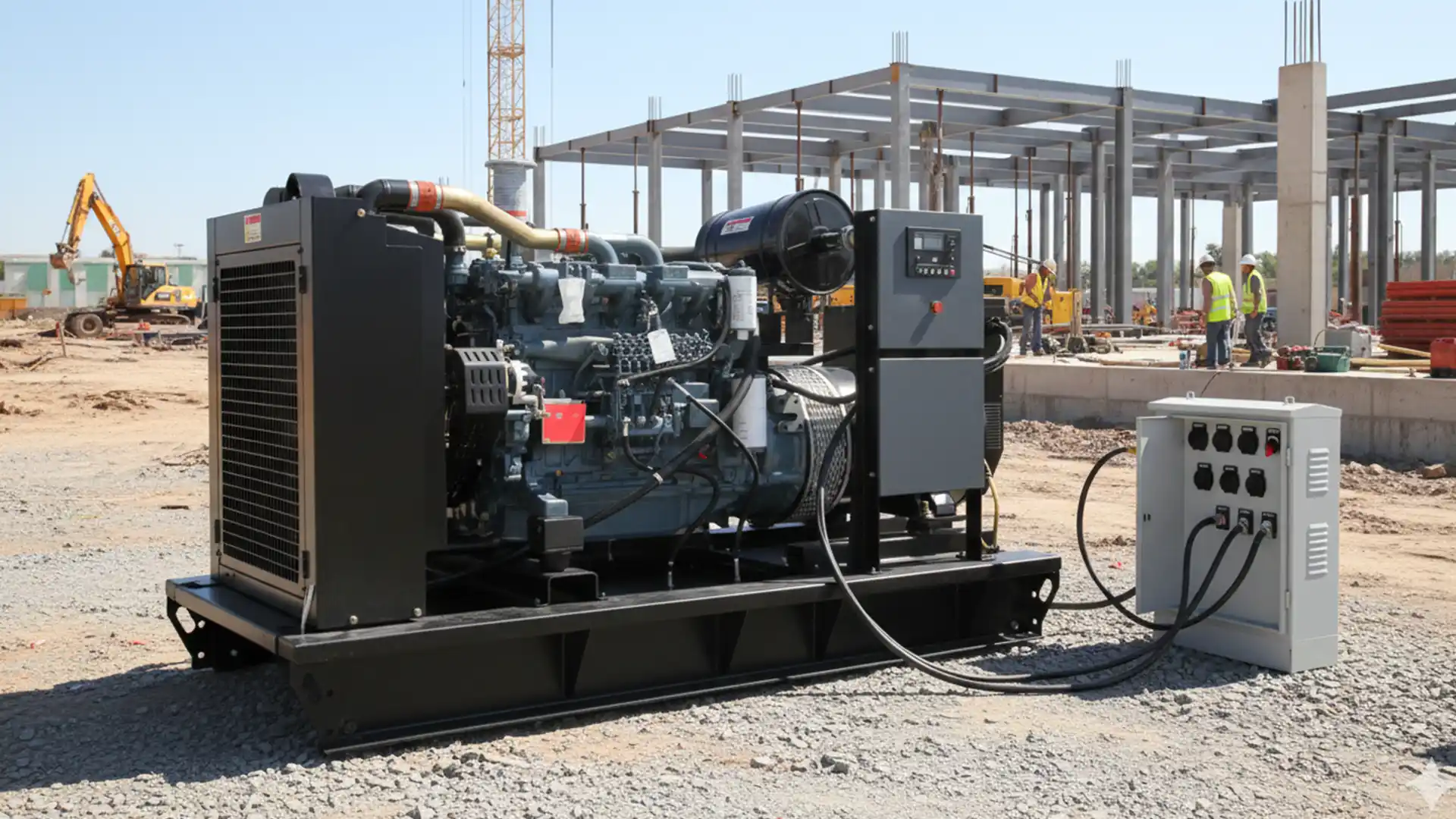 دیزل ژنراتور دوسان ۲۲۰ کاوا مدل P086TI با ژنراتور Lisite LYG274H و کنترلر DSE7320