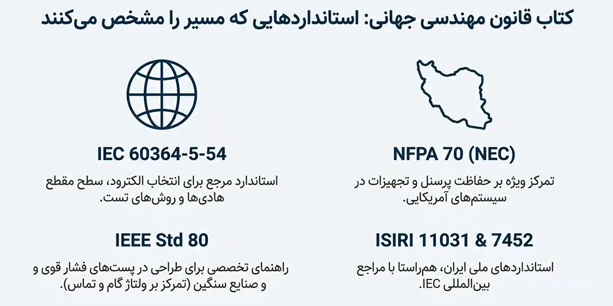 استاندارد های ارتینگ صنعتی