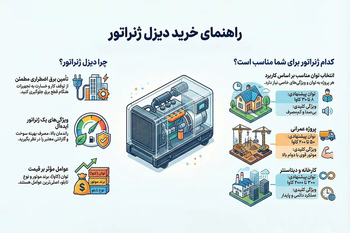 خرید دیزل ژنراتور از مشهد